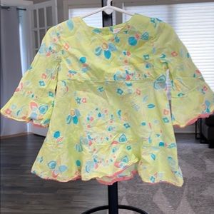 Janie and Jack Green Dress 12-18 Months